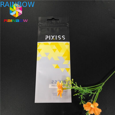 मैट कस्टम मुद्रित प्लास्टिक पाउच पैकेजिंग मायलर जिपलॉक बैग हीट सील