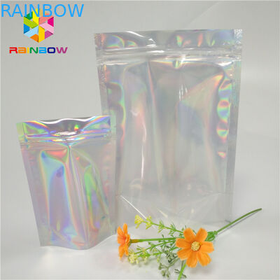 राउंड कॉर्नर के साथ मॉइस्चर प्रूफ स्टैंड अप जिपर पाउच रिसाइकिल करने योग्य जिपलॉक डॉयलर बैग्स