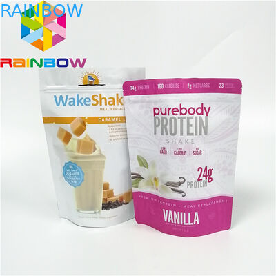 शुद्ध विटामिन सी पाउडर प्लास्टिक पाउच पैकेजिंग शीर्ष ज़िप Mylar पन्नी थैली खड़े हो जाओ