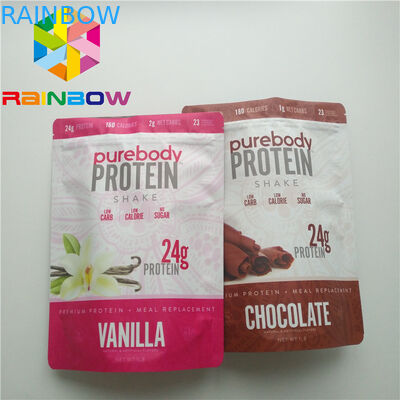 शुद्ध विटामिन सी पाउडर प्लास्टिक पाउच पैकेजिंग शीर्ष ज़िप Mylar पन्नी थैली खड़े हो जाओ