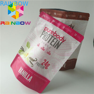 शुद्ध विटामिन सी पाउडर प्लास्टिक पाउच पैकेजिंग शीर्ष ज़िप Mylar पन्नी थैली खड़े हो जाओ