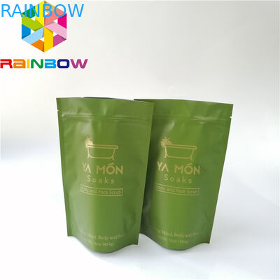 पन्नी लाइन में खड़ा प्लास्टिक जिपर थैली स्नान नमक त्वचा की देखभाल पैकेजिंग Gravure मुद्रण