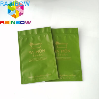 पन्नी लाइन में खड़ा प्लास्टिक जिपर थैली स्नान नमक त्वचा की देखभाल पैकेजिंग Gravure मुद्रण