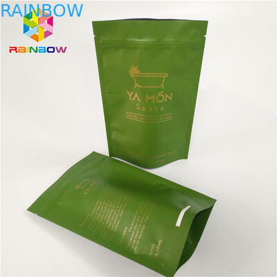 पन्नी लाइन में खड़ा प्लास्टिक जिपर थैली स्नान नमक त्वचा की देखभाल पैकेजिंग Gravure मुद्रण