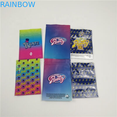 पाउडर / गोली / गांजा के लिए जिपलॉक पैकेजिंग प्लास्टिक Mylar बैग खाद्य ग्रेड सामग्री