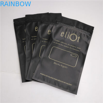 ईरफ़ोन फोन के मामले पैकेजिंग नीचे कली बैग प्लास्टिक ज़िपलॉक अनुकूलित आकार