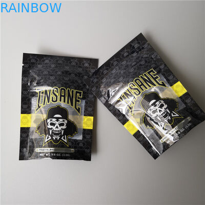 गंध सबूत पैकिंग ज़िपलॉक प्लास्टिक बैग कैलिफोर्निया कुकीज़ पैकेजिंग मैट सतह