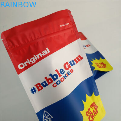 एल्यूमीनियम पन्नी बाल सबूत Ziplock बैग हर्बल धूप पैकेजिंग Gravure मुद्रण