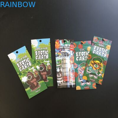 सिगार टोबैको रैपर्स के लिए मायलर पन्नी प्लास्टिक पाउच पैकेजिंग जिपर कस्टम प्रिंटिंग