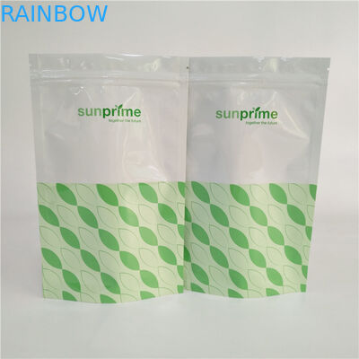 Resealable Ziplock स्टैंड अप पाउच एल्यूमीनियम पन्नी पैकेट Doypack चिया बीज पैकेजिंग