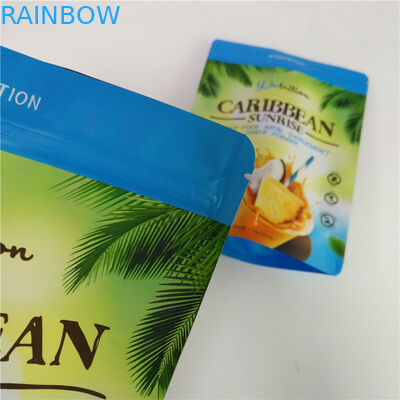 510g कस्टम स्टैंड अप पाउच, शेक प्रोटीन आइसोलेट पाउडर के लिए खाद्य पैकेजिंग बैग