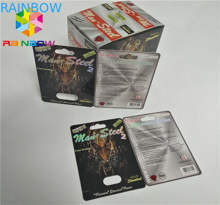 यूवी मुद्रण ब्लिस्टर कार्ड पैकेजिंग CBD तेल की बोतल कागज ब्लिस्टर कार्ड / इलेक्ट्रॉनिक Vape कारतूस