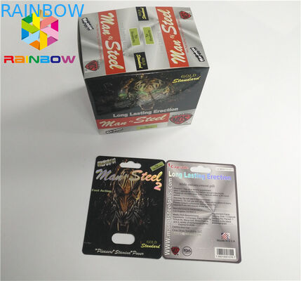 यूवी मुद्रण ब्लिस्टर कार्ड पैकेजिंग CBD तेल की बोतल कागज ब्लिस्टर कार्ड / इलेक्ट्रॉनिक Vape कारतूस