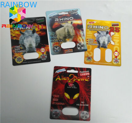 कैप्सूल कंटेनर ब्लिस्टर कार्ड पैकेजिंग सेक्स पिलर पावर टिलर 69 7 3 डी 6000