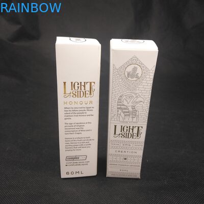 कस्टम मुद्रण पैकेजिंग पेपर बॉक्स, कॉस्मेटिक उपहार लपेटें बॉक्स गर्म मुद्रांकन के साथ