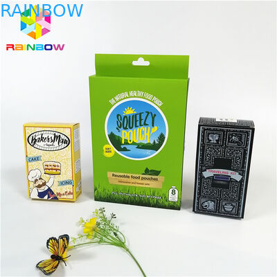 उपहार के सौंदर्य प्रसाधन के लिए हैंग होल के साथ पुन: प्रयोज्य कस्टम लोगो डिज़ाइन ब्रांड मुद्रित यूवी गर्म मुद्रांकन पेपर कार्ड बॉक्स