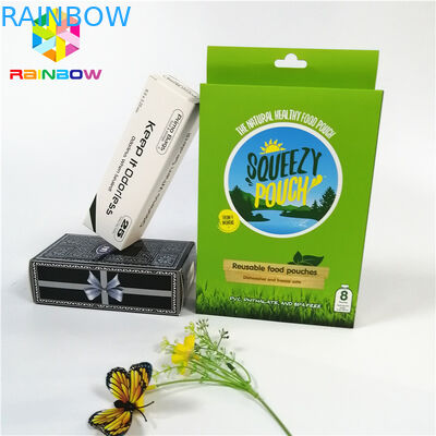 फुल कलर कस्टमाइज्ड लोगो यूवी क्राफ्ट पेपर बॉक्स हैंग होल बॉटल गिफ्ट कॉस्मेटिक्स पैकिंग बॉक्स के साथ