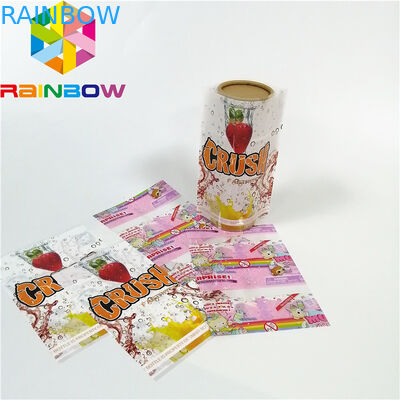 कस्टम मुद्रण हटना आस्तीन लेबल प्लास्टिक पीईटी / पीवीसी सामग्री चमकदार फाड़ना सतह