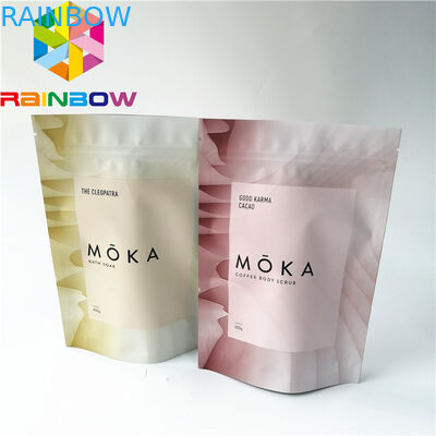 समुद्री नमक पैकेजिंग जिपर पाउच बैग, कॉफी बैग 9 रंग खड़े हो जाओ
