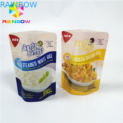 फ्लेक्सिबल कुकिंग बैग स्टैंड अप पाउच पैकेजिंग वैक्यूम सीलर स्वनिर्धारित आकार