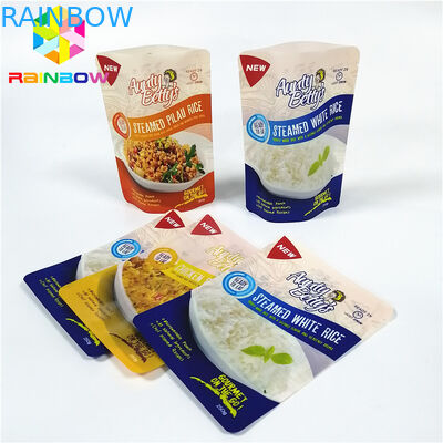 फ्लेक्सिबल कुकिंग बैग स्टैंड अप पाउच पैकेजिंग वैक्यूम सीलर स्वनिर्धारित आकार