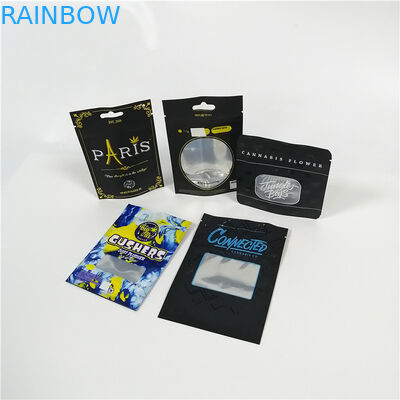Resealable प्लास्टिक बैग कैंडी गमी भालू पैकेजिंग सीबीडी खरपतवार गांजा 7g 28g