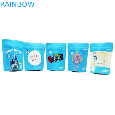 सीबीडी रंट्ज़ कुकीज़ रेसेबल जिपलॉक पैकेजिंग मायलर पाउच बैग MOPP / VMPET / PE सामग्री