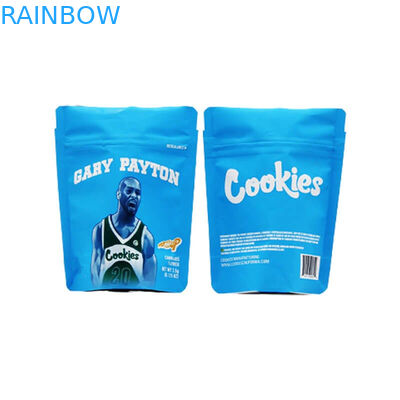 सीबीडी रंट्ज़ कुकीज़ रेसेबल जिपलॉक पैकेजिंग मायलर पाउच बैग MOPP / VMPET / PE सामग्री