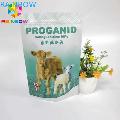50 ग्राम 100 ग्राम जिप लॉक बैग 20% ऑक्सीटेट्रासाइक्लिन घुलनशील पाउडर पशु दवा पैकेजिंग