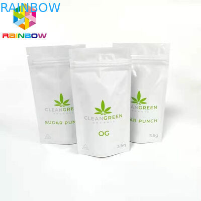 एल्यूमीनियम पन्नी Resealable पैकेजिंग बैग चमकदार मुद्रण प्लास्टिक ज़िप ताला