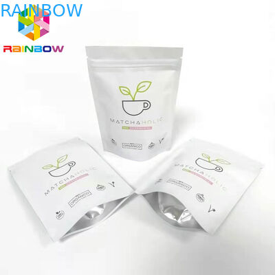 एल्यूमीनियम पन्नी Resealable पैकेजिंग बैग चमकदार मुद्रण प्लास्टिक ज़िप ताला