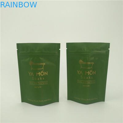 Doypack एल्यूमीनियम पन्नी ज़िपलॉक पैकेजिंग बैग स्टैंड अप 8oz 16 ऑउंस बॉडी स्क्रब सोख पैकिंग