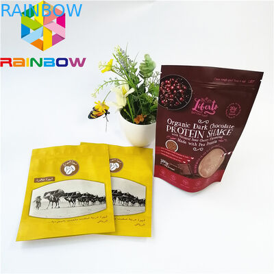 डिजिटल मुद्रण स्टैंड ऊपर पन्नी पैकेजिंग बैग टुकड़े टुकड़े सामग्री लोगो अनुकूलित