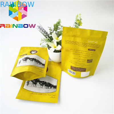 कस्टम मुद्रित एल्यूमीनियम पन्नी खाद्य पैकेजिंग बैग बीफ़ जर्की के लिए टुकड़े टुकड़े में ज़िप ताला