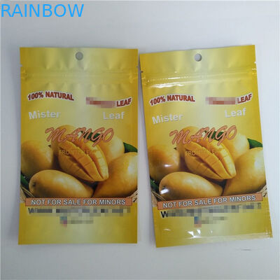 गंध सबूत Resealable पैकेजिंग बैग, हीट सील चाय बैग चिकना ग्रेनोला पैकेज