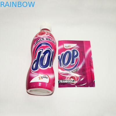 जूस बोतल के लिए पीवीसी हीट सिकोड़ प्लास्टिक आस्तीन लेबल / पेय की बोतल के लिए चिंराट लपेटें बोतल लेबल