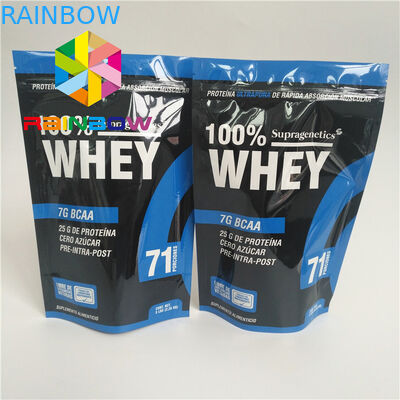 कस्टम मुद्रित स्नैक बैग पैकेजिंग पाउच Resealable Ziplock ग्लॉसी खत्म ऊपर खड़े हो जाओ