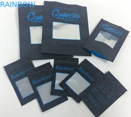 डिजिटल प्रिंटिंग एयरटाइट ज़िप लॉक बैग एल्युमिनियम फॉयल CBD गमी स्मॉल पाउच