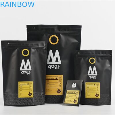 Biodegradable स्टैंड अप कॉफी पाउच स्लिमिंग Matcha ग्रीन टी बैग Gravure प्रिंटिंग