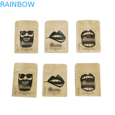 नट्स के लिए खाद्य पैकेजिंग स्टैंड जिपर पाउच पुनर्नवीनीकरण प्लास्टिक बैग ज़िपलॉक