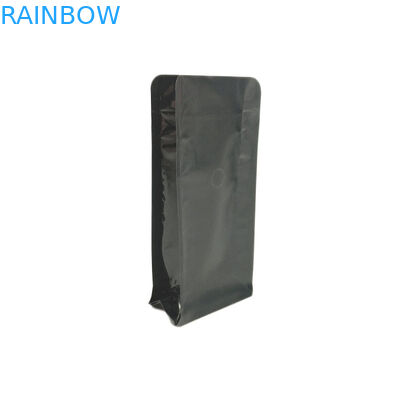 वाल्व के साथ डबल ज़िपलॉक मायलर बॉटम गसेट बैग्स बायोडिग्रेडेबल प्लास्टिक पैकेजिंग