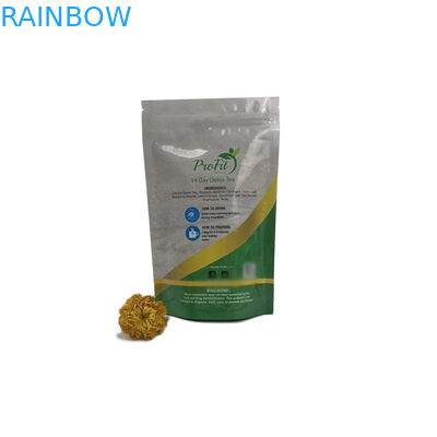 जिपर लॉक के साथ इको फ्रेंडली चाय बैग पैकेजिंग पाउच बैग पैकिंग स्टैंड अप मायलर