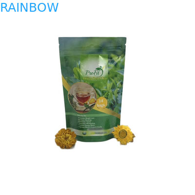 जिपर लॉक के साथ इको फ्रेंडली चाय बैग पैकेजिंग पाउच बैग पैकिंग स्टैंड अप मायलर