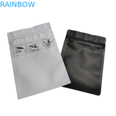 कॉस्मेटिक के लिए पुन: प्रयोज्य प्लास्टिक पाउच पैकेजिंग छोटे लिपग्लॉस बैग कस्टम मुद्रित ज़िपलॉक