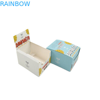 Recyclable पेपर बॉक्स पैकेजिंग रंगीन मुद्रण खाद्य भंडारण स्वनिर्धारित लोगो