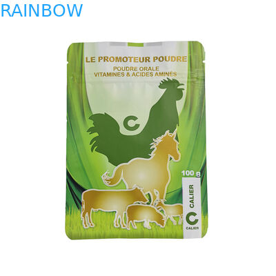 कस्टम मुद्रित पालतू पशु खाद्य थैली पालतू खाद्य के लिए टुकड़े टुकड़े में प्लास्टिक पैकेजिंग बैग