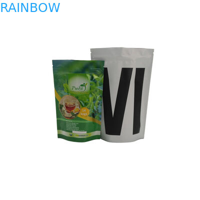 खाली ज़िपलॉक एल्यूमीनियम पन्नी प्लास्टिक बैग पुन: प्रयोज्य गर्मी सील कार्बनिक चाय ग्रीन