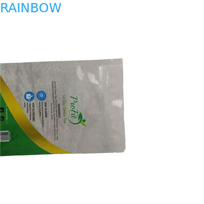 खाद्य ग्रेड स्टैंड अप पाउच पाउडर पैकेजिंग कार्बनिक चाय बैग कस्टम मुद्रित