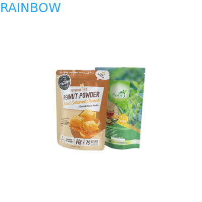 टिकाऊ ज़िपलॉक Mylar बैग एल्यूमीनियम पन्नी टुकड़े टुकड़े में मूंगफली पूरक पाउडर पैकिंग