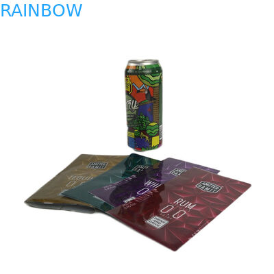 ऑफसेट प्रिंटिंग हीट सिकोड़ें बोतल लेबल पालतू / पीवीसी लचीला अनुकूलित डिजाइन